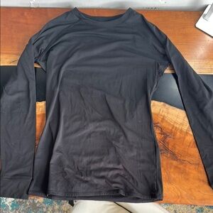 Women's Black Long Sleeve Shirt